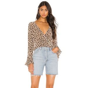 Superdown Madeline Surplice Top